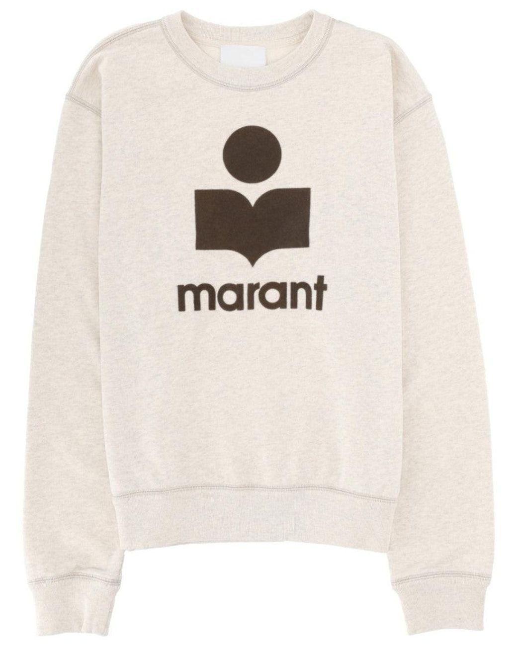 Isabel Marant Natural Off Logo Sweatshirt for men