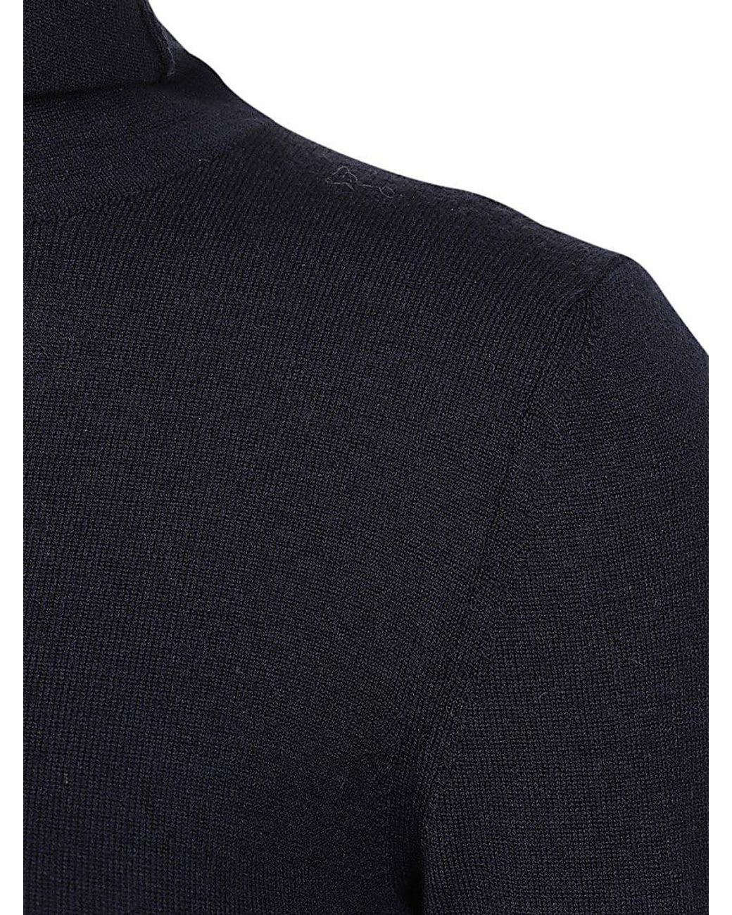 Base London Blue Highneck Pullover