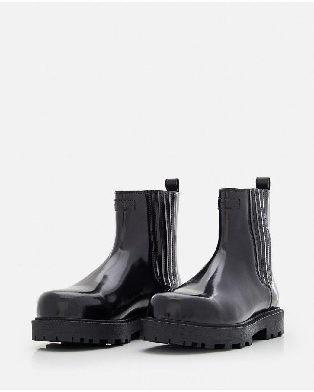 Givenchy Black Slip On Boots for men
