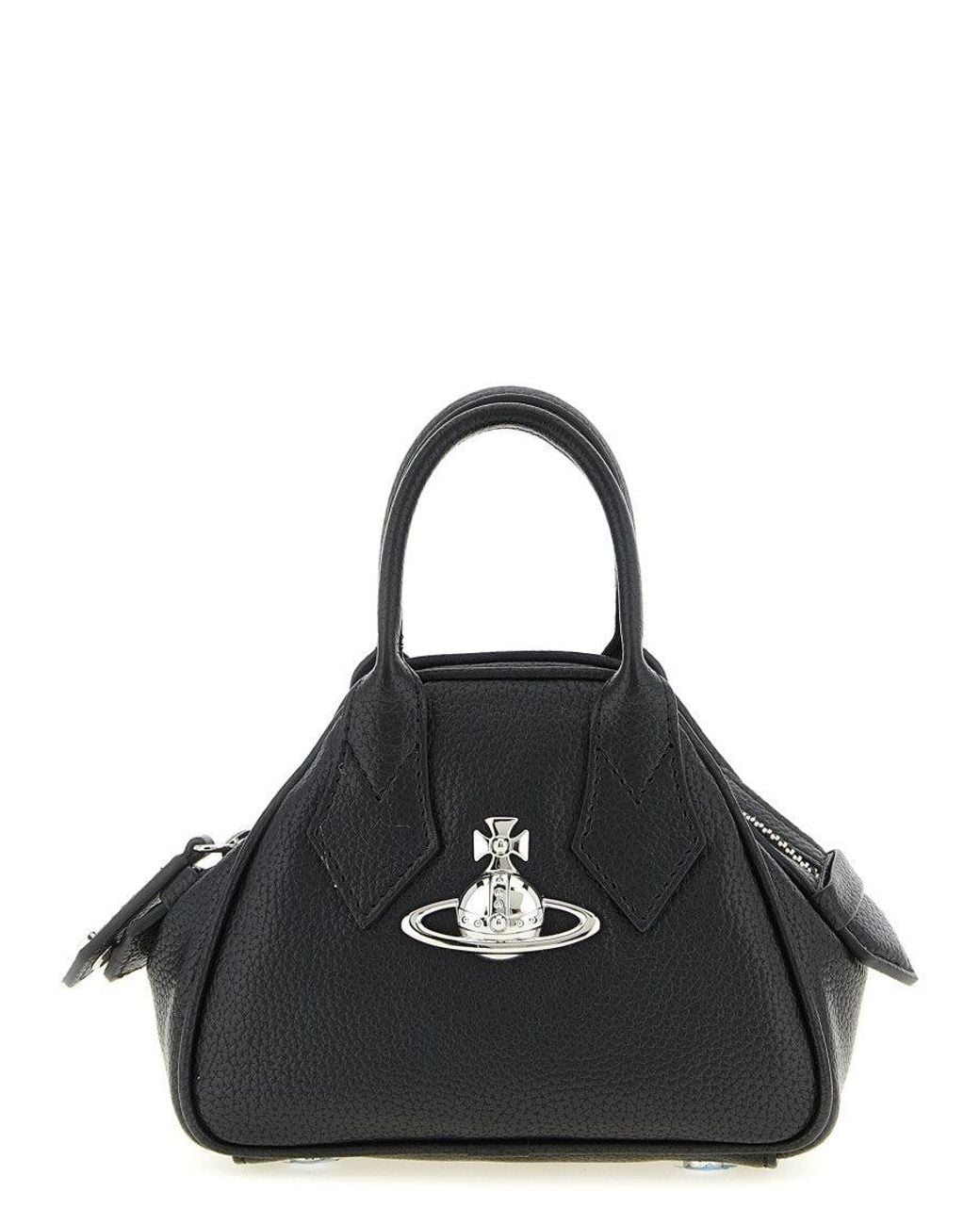 Vivienne Westwood Black Yasmine Mini Satchel