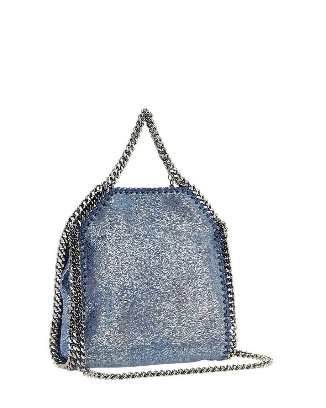 Stella McCartney Blue Falabella Tiny Tote