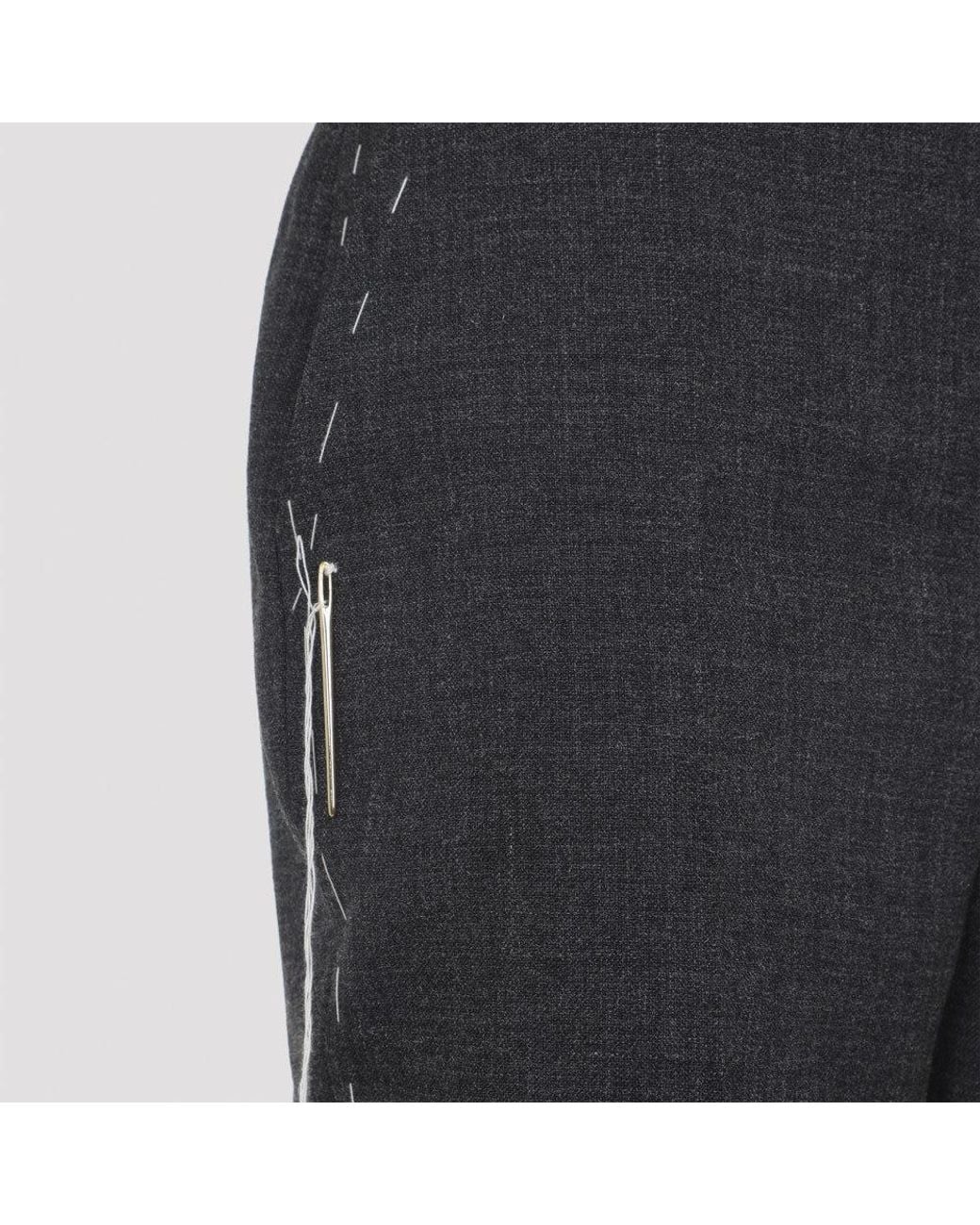Moschino Gray Straight Leg Pants