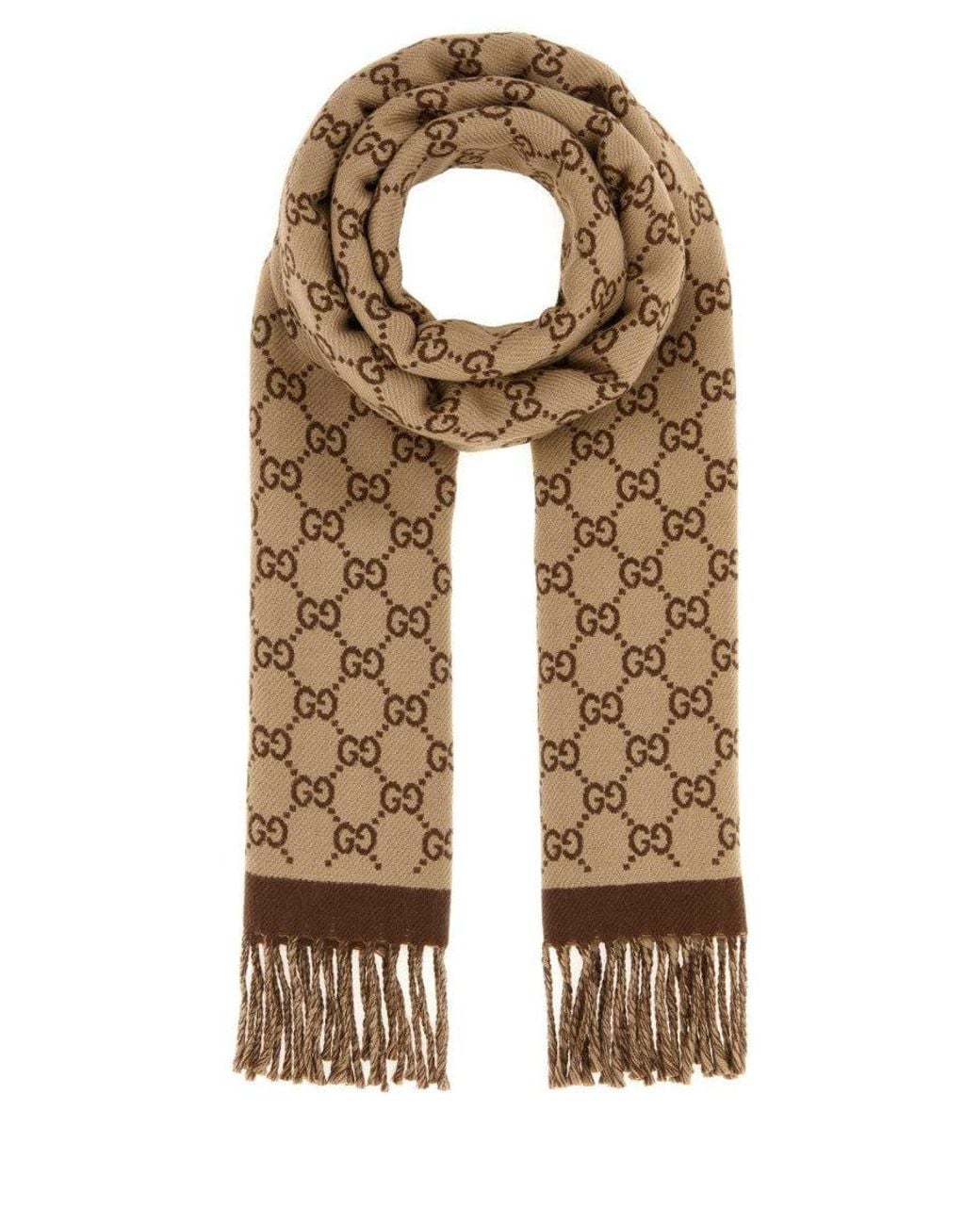 Gucci Natural Logo Scarf