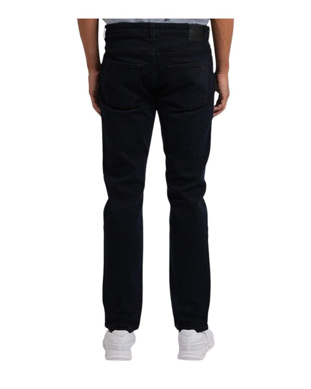Boss Black Dark Mid Rise Jeans for men