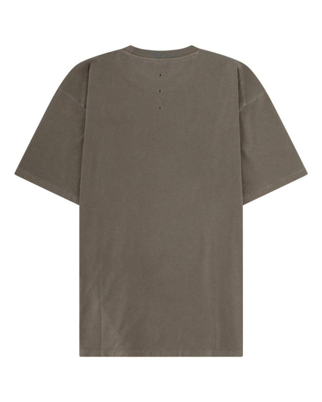 Premiata Gray Logo Crew Neck T-Shirt for men
