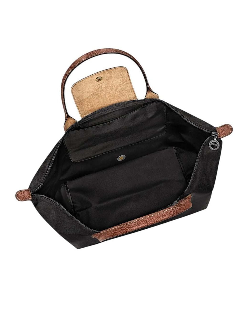 Longchamp Black Le Pliage Original Large Tote