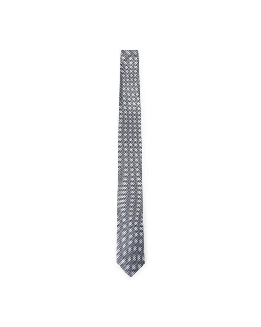 Brioni White Midnight Silk Tie for men