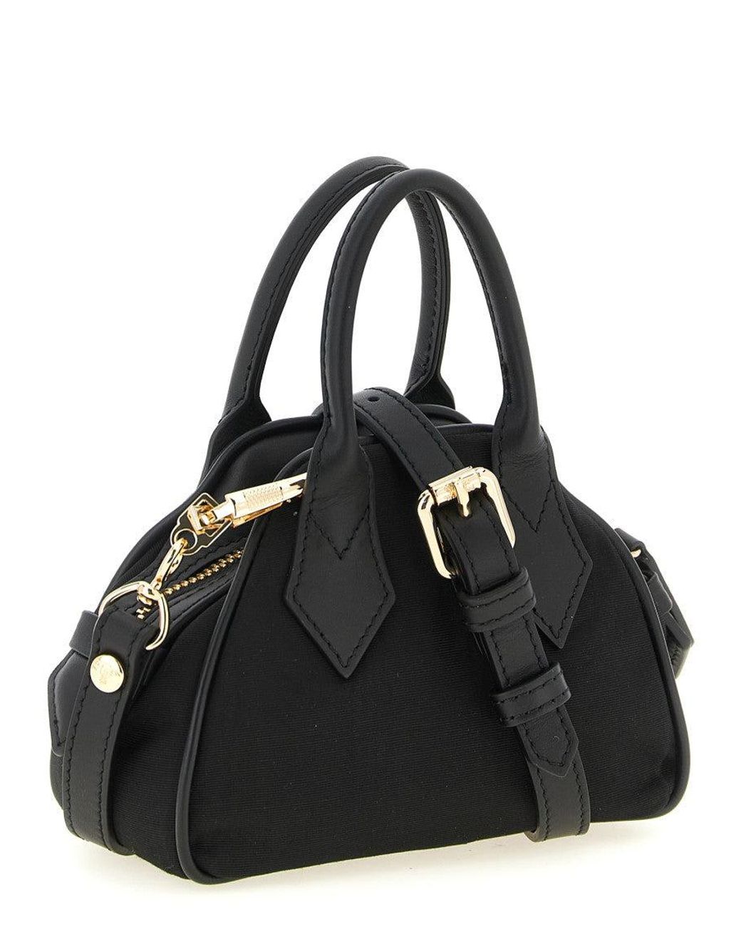 Vivienne Westwood Black Yasmine Mini Satchel