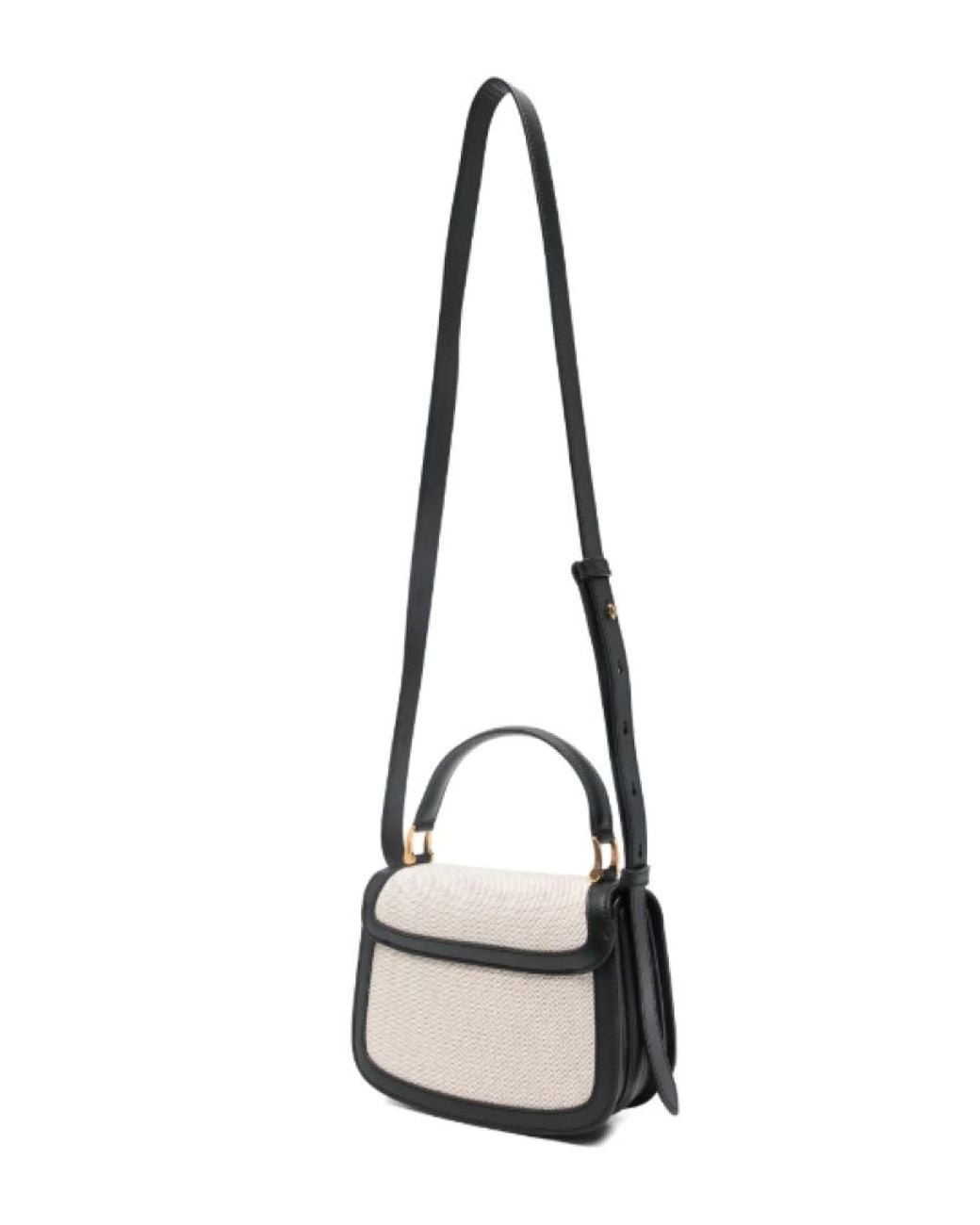 AMI Natural Logo Mini Crossbody Bag