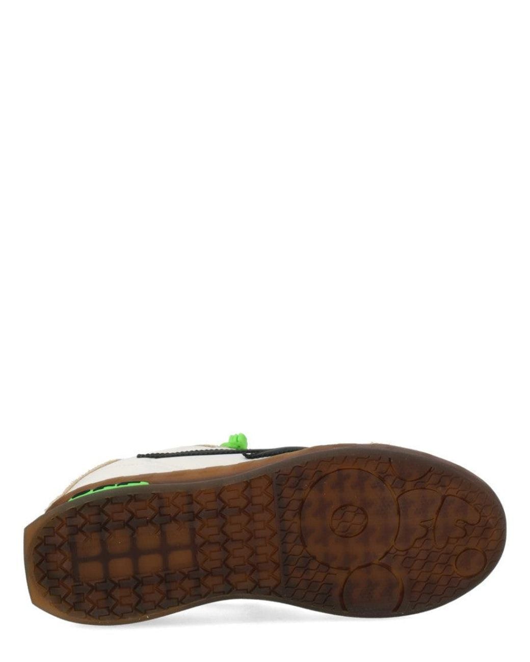 Off-White c/o Virgil Abloh Green Arrow Low-Top Sneakers