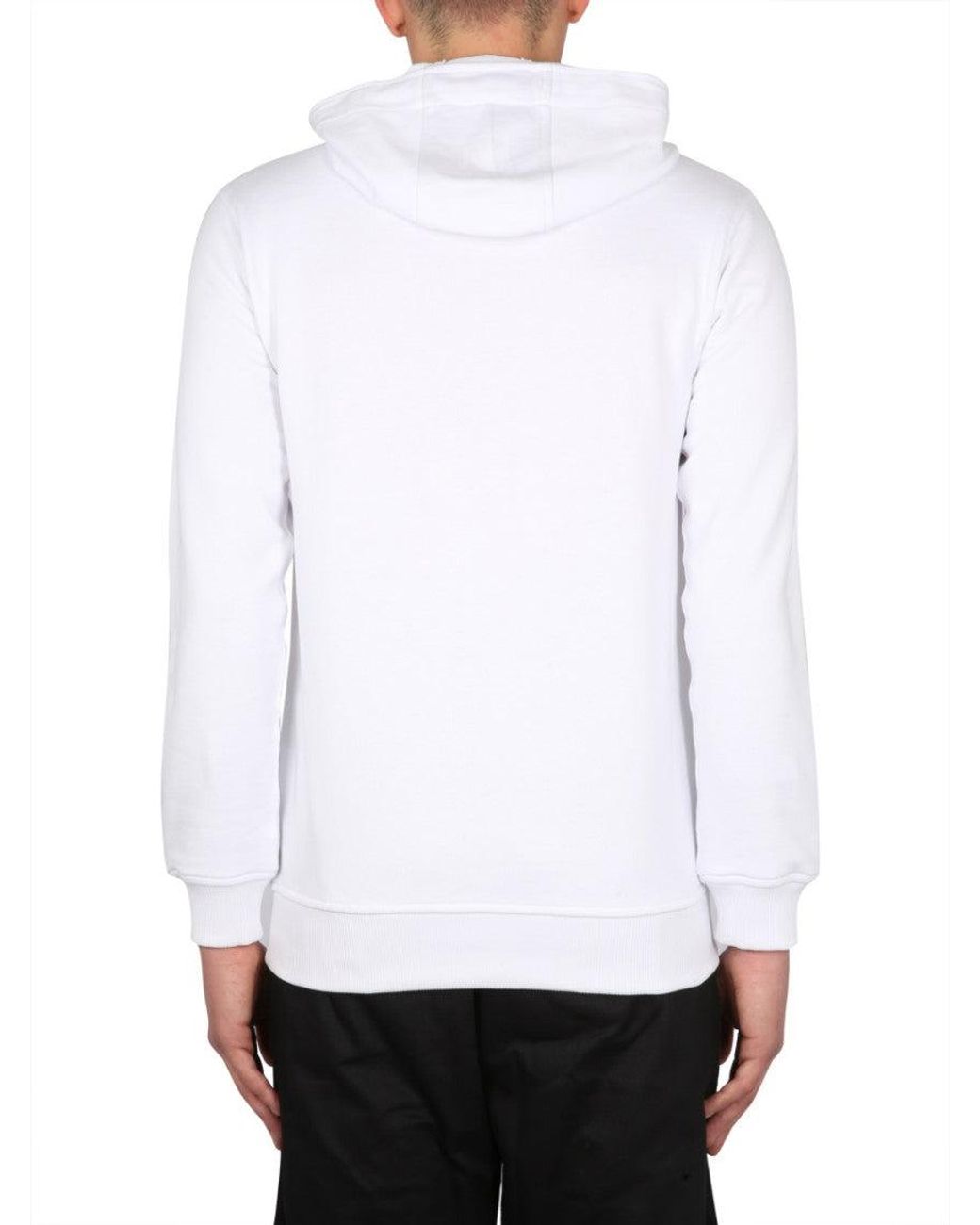 Comme des Garçons White Graphic Hood Sweatshirts for men