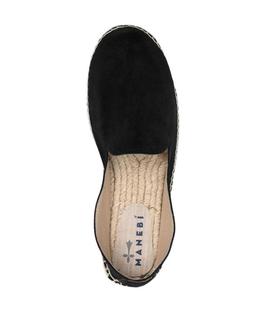 Manebí Black Suede Espadrilles for men