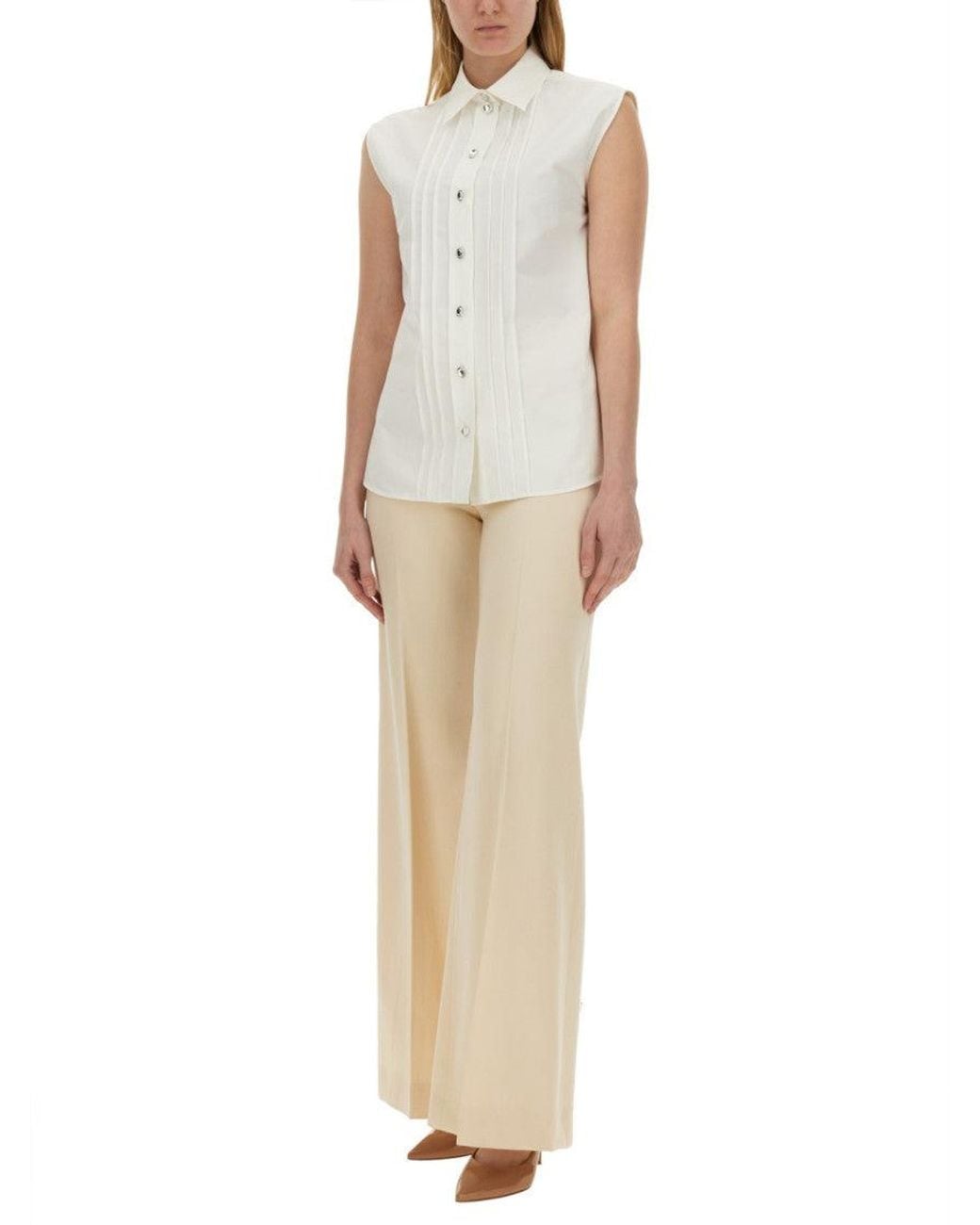Moschino White Regular Solid Shirt