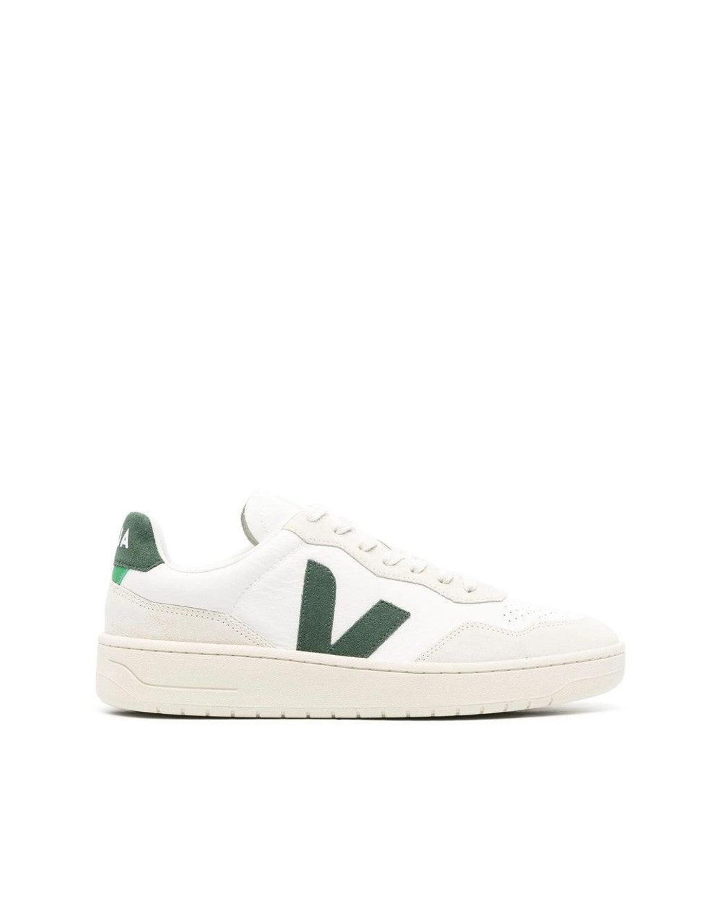 Veja White Logo Sneakers for men