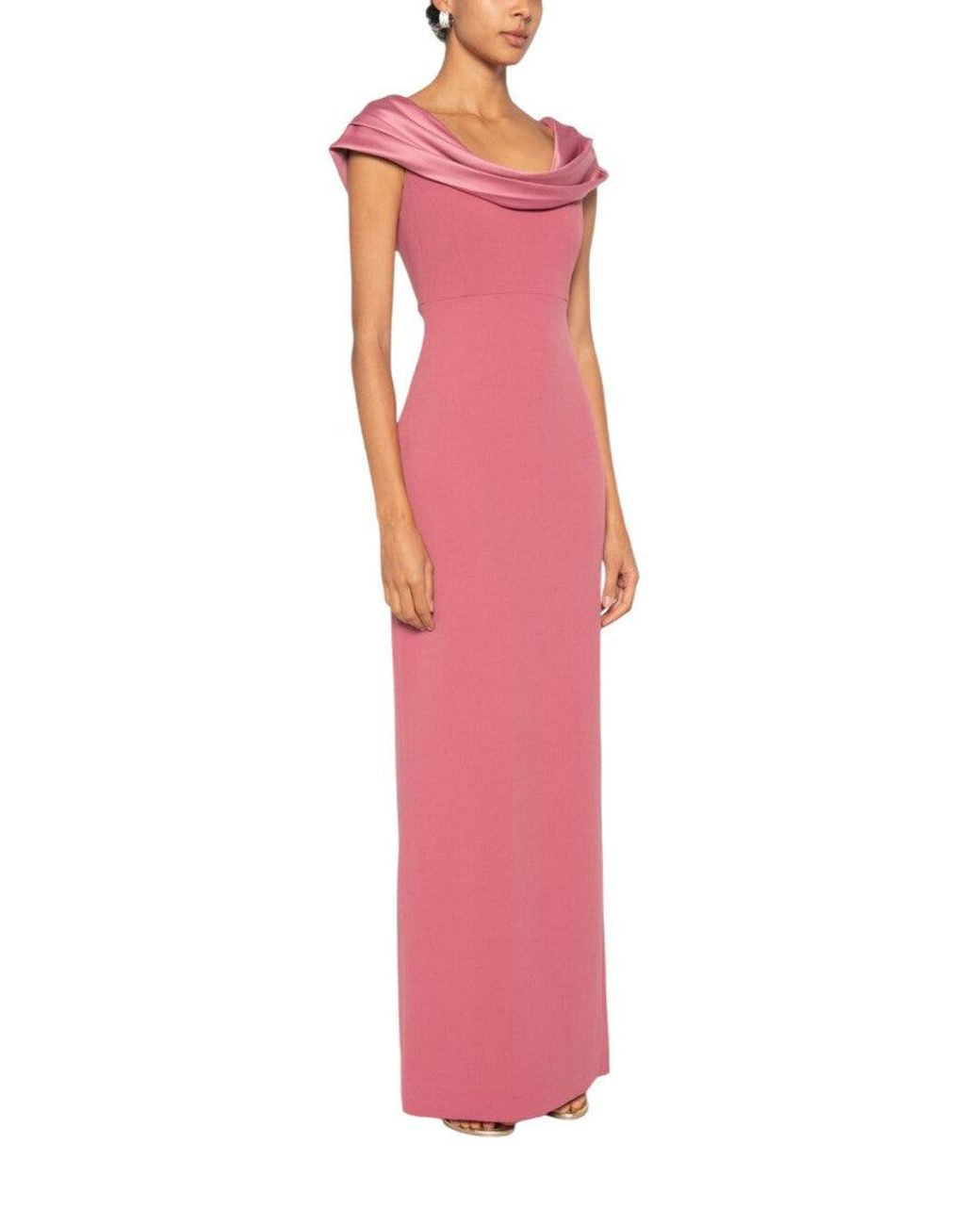 Solace London Pink Adele Maxi Dress