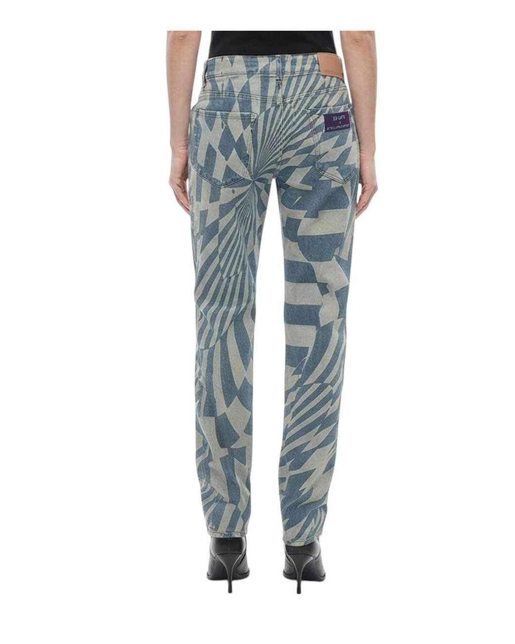 Stella McCartney Blue Skinny High Rise Jeans