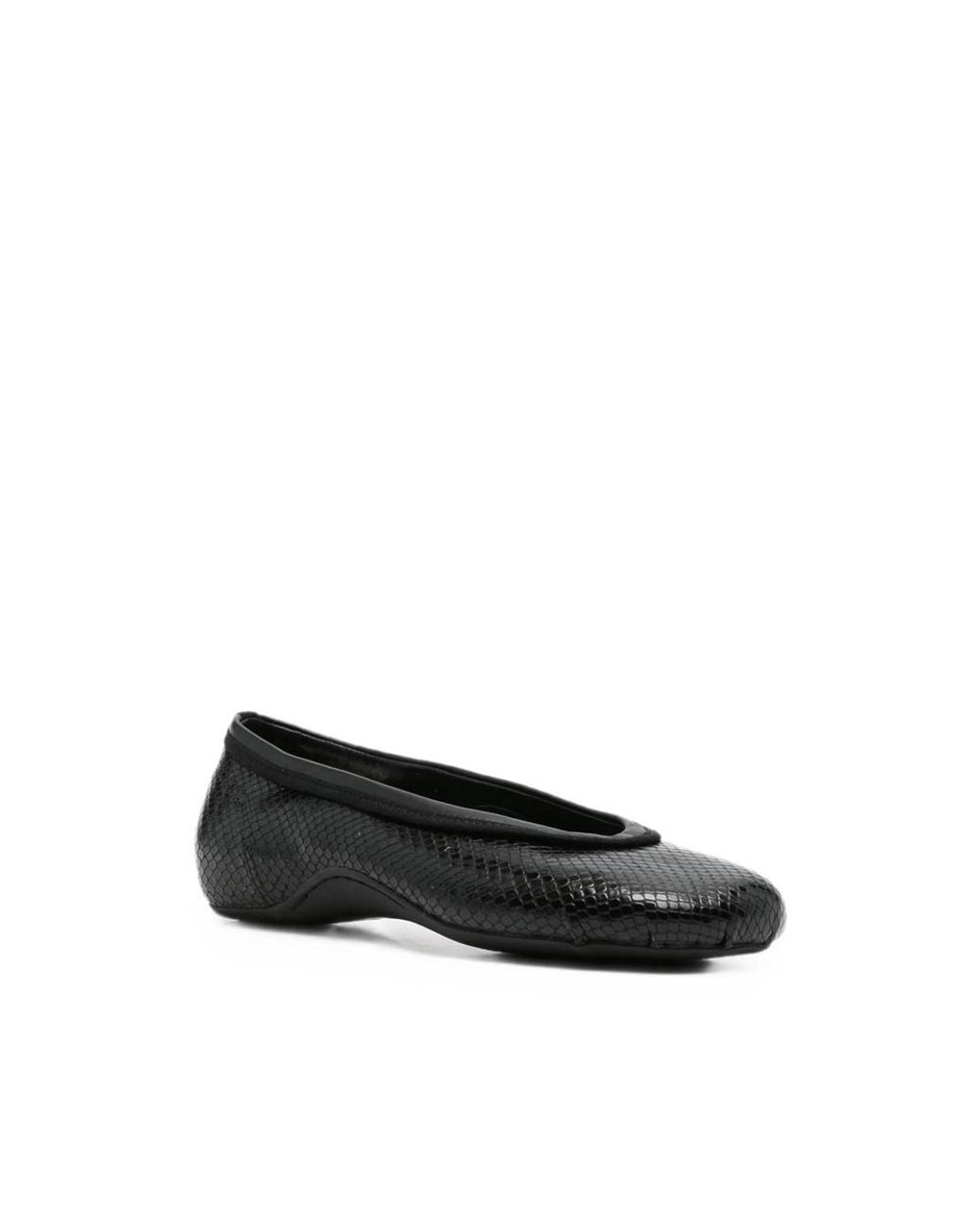 Dries Van Noten Black Ballet Flats