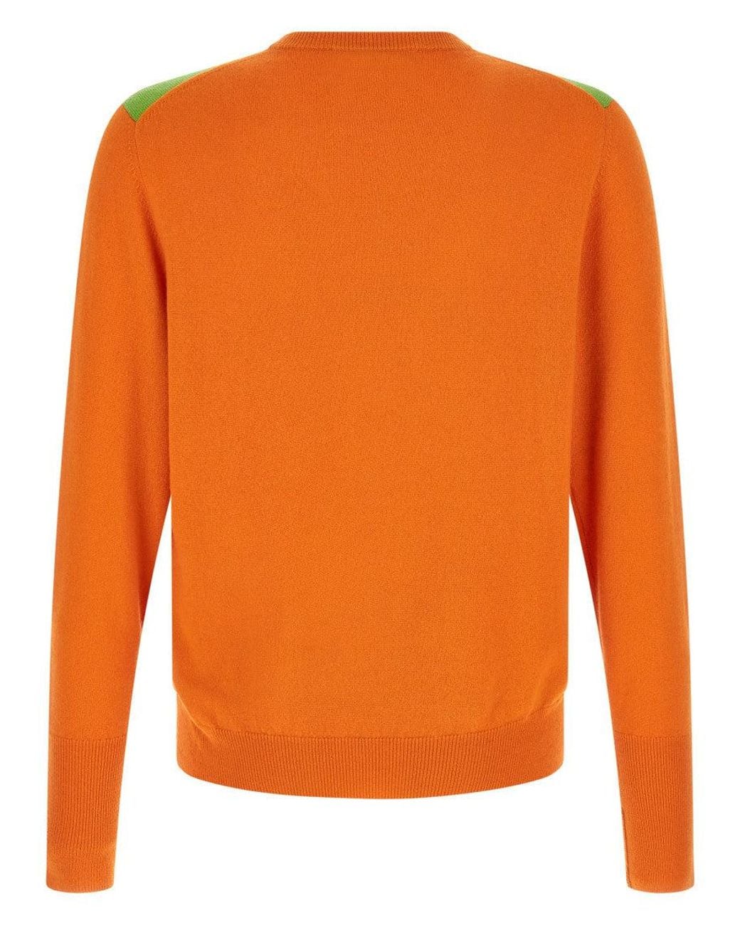 Ballantyne Orange Crew Neck Sweater for men
