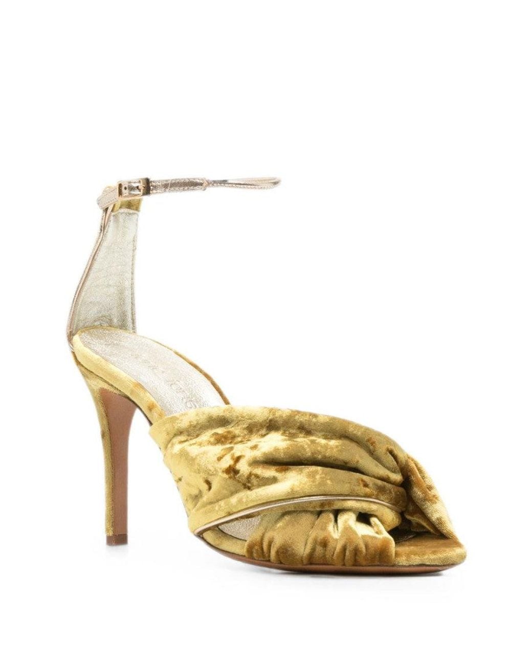 Forte_forte Metallic Velvet Heels