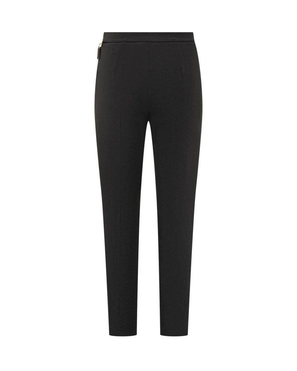 Elisabetta Franchi Black Chic Skinn Chino Trousers