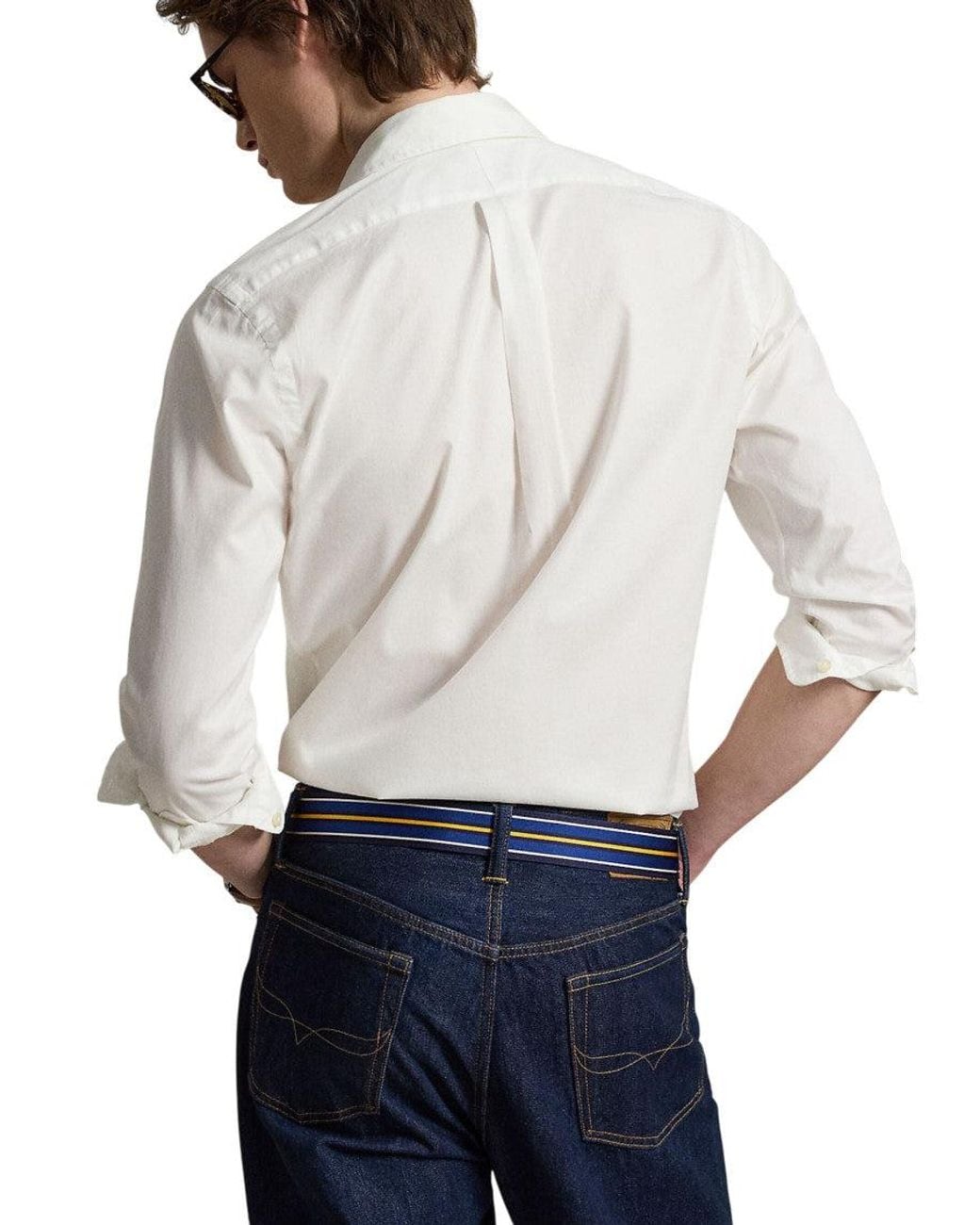 Polo Ralph Lauren White Regular Logo Shirt for men