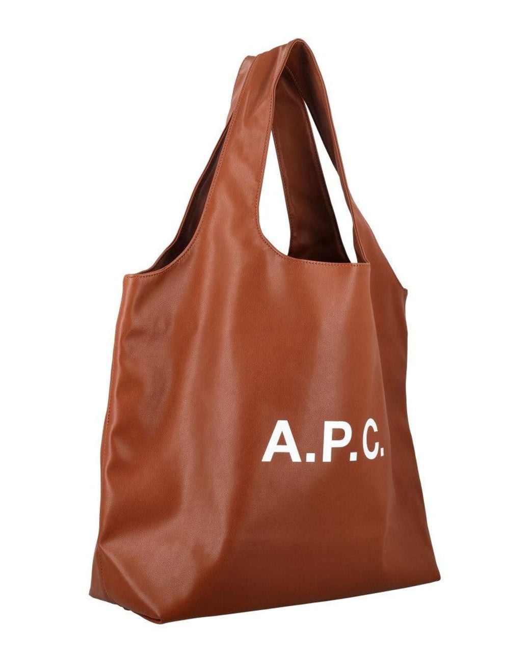 A.P.C. Brown Ninon Tote Bag