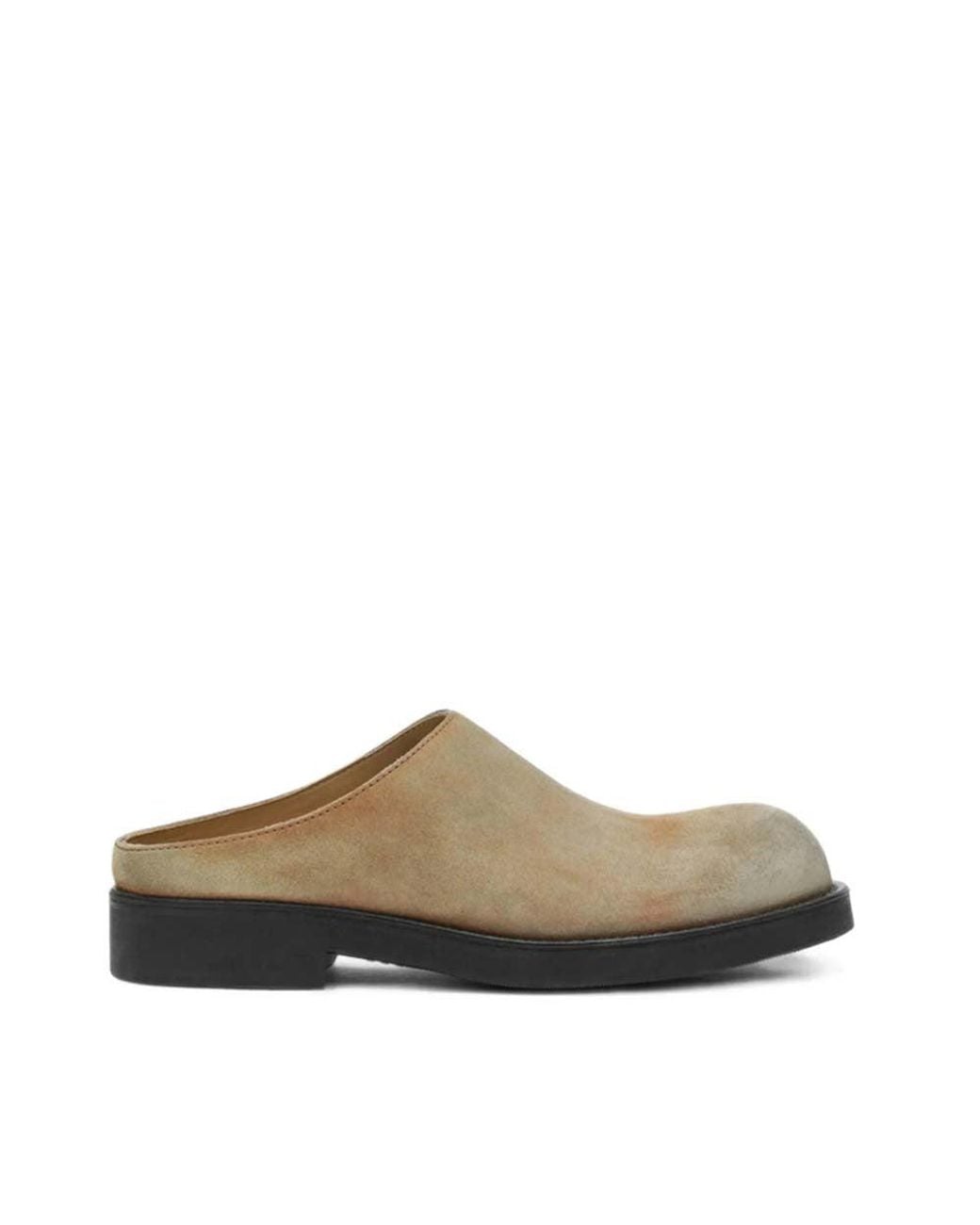 MM6 by Maison Margiela Brown Suede Mules for men