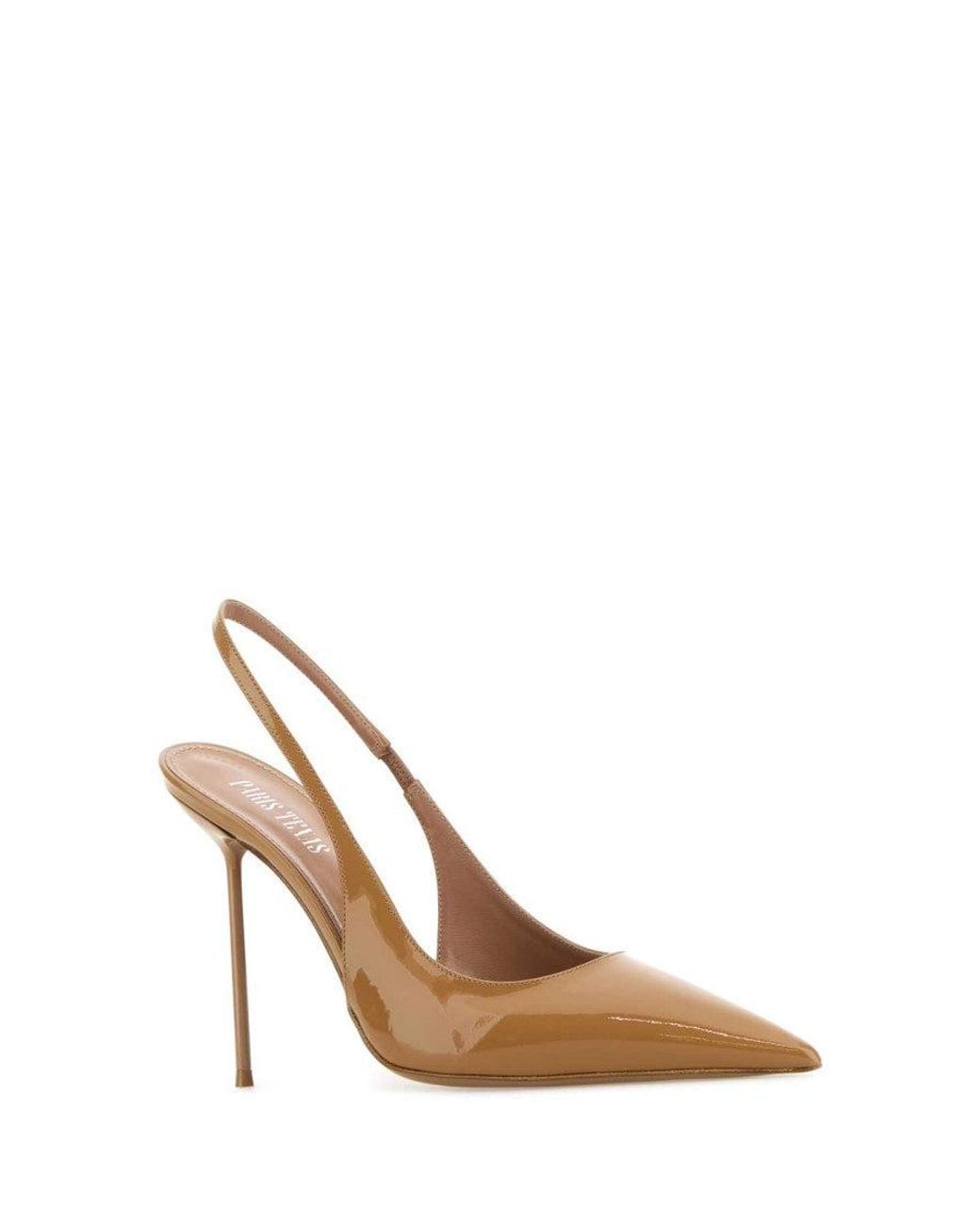 Paris Texas Brown Leather Lidia Pumps