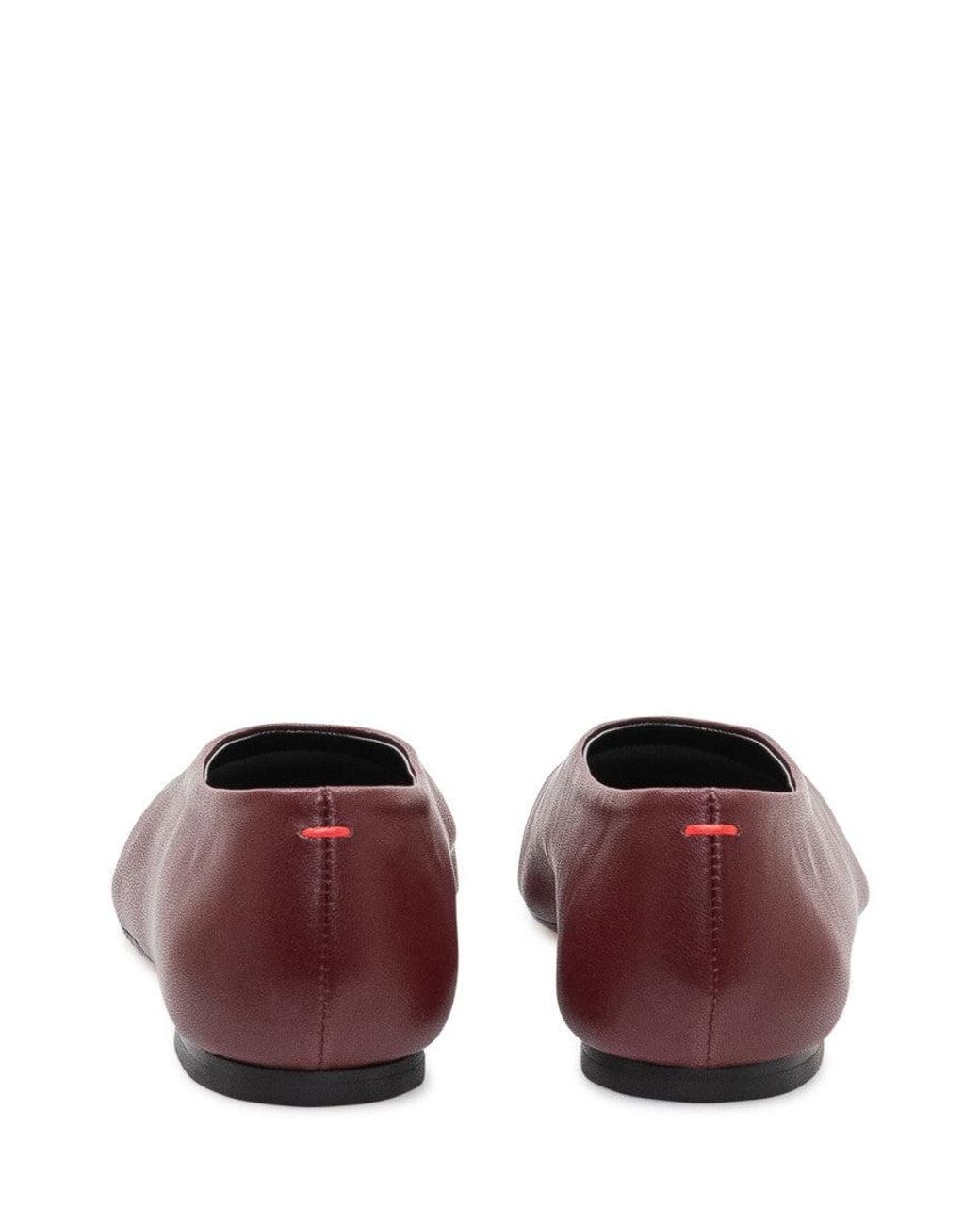 Aeyde Purple Slip On Ballet Flats