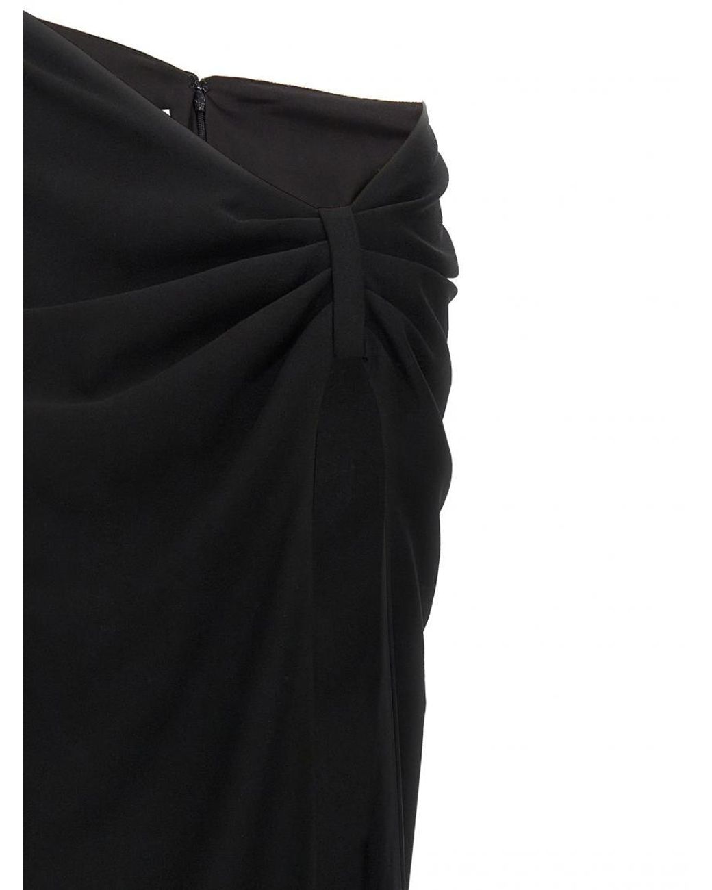 Monot Black 'Torpedo' Long Skirt