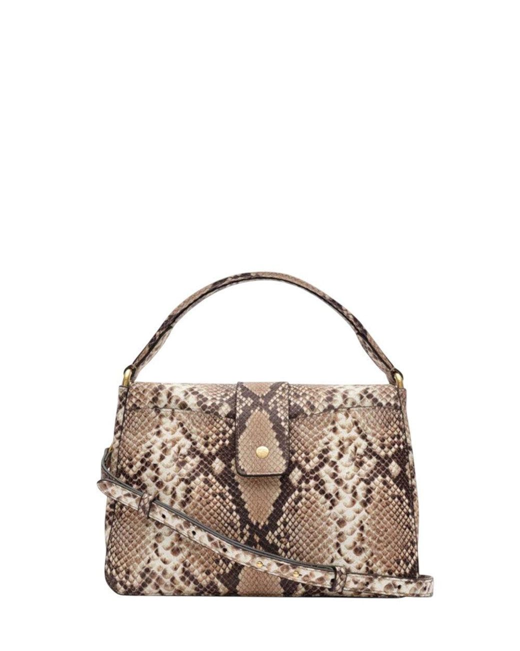 Burberry Metallic Natural Rider Small Shoulder Bag