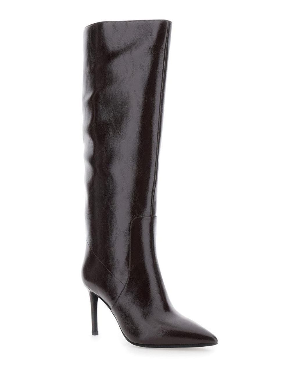 Jeffrey Campbell Brown Leather Arsen Boot