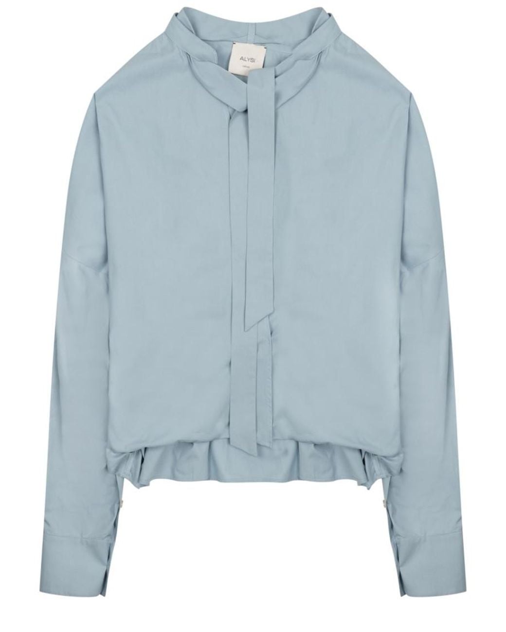 Alysi Blue Relaxed Solid Shirt