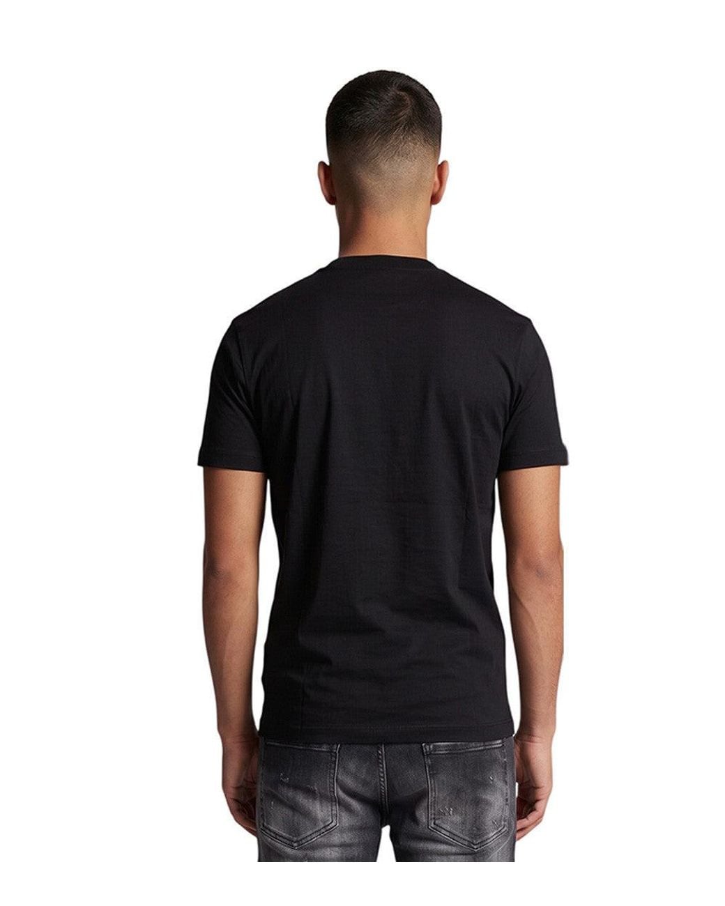 DSquared² Black Regular Logo T-Shirt for men
