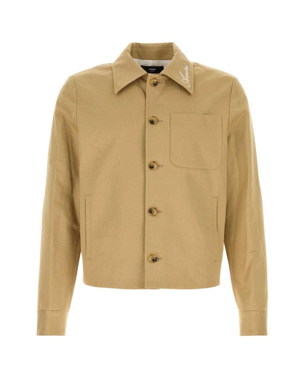 Amiri Natural Shirt Collar Jacket for men