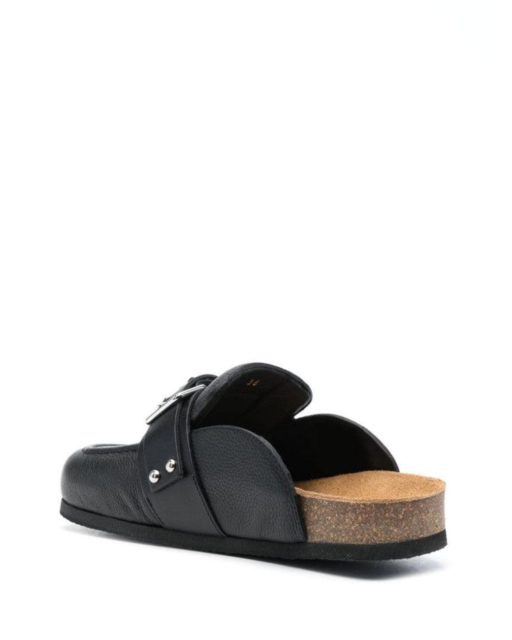 J.W. Anderson Black Leather Mules