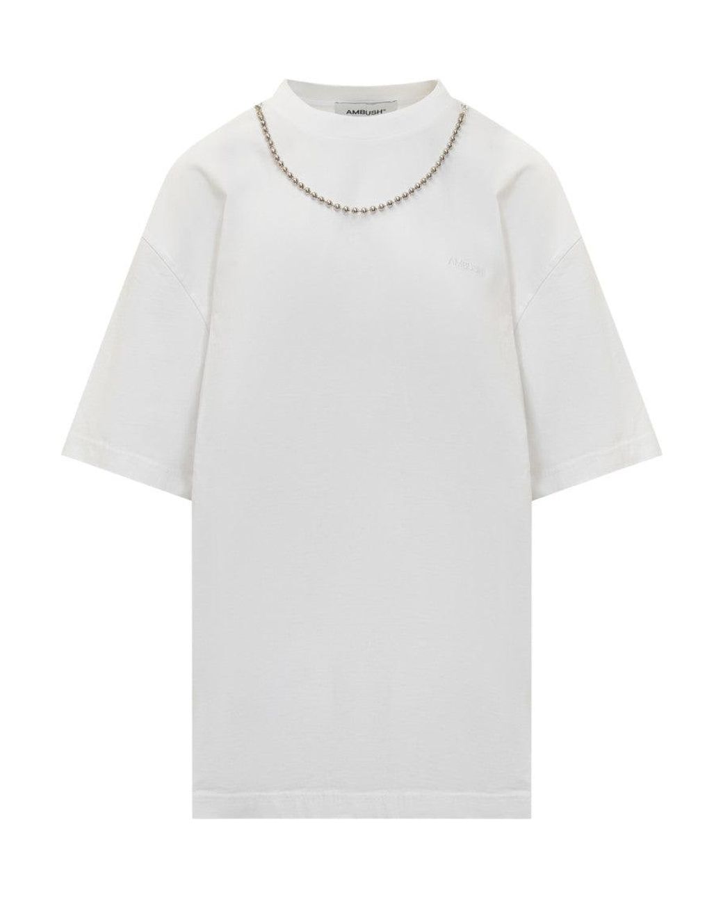Ambush White Crew Neck T-Shirt