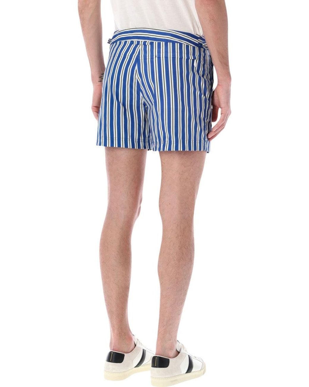Tom Ford Blue Stripes Swim Short for men