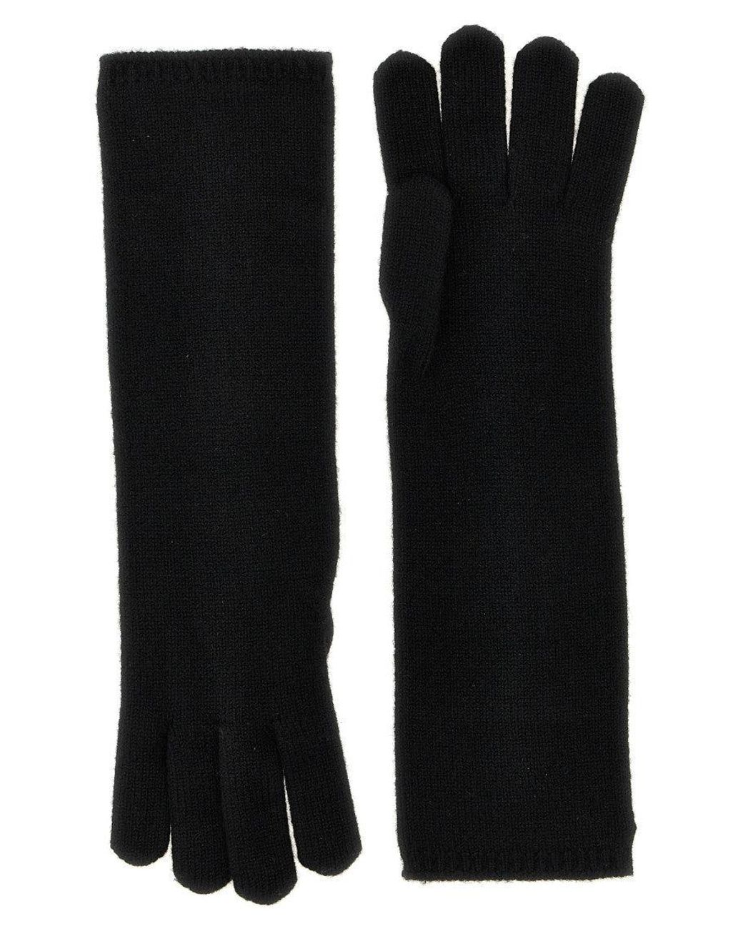 Max Mara Black 'Alaggio' Gloves