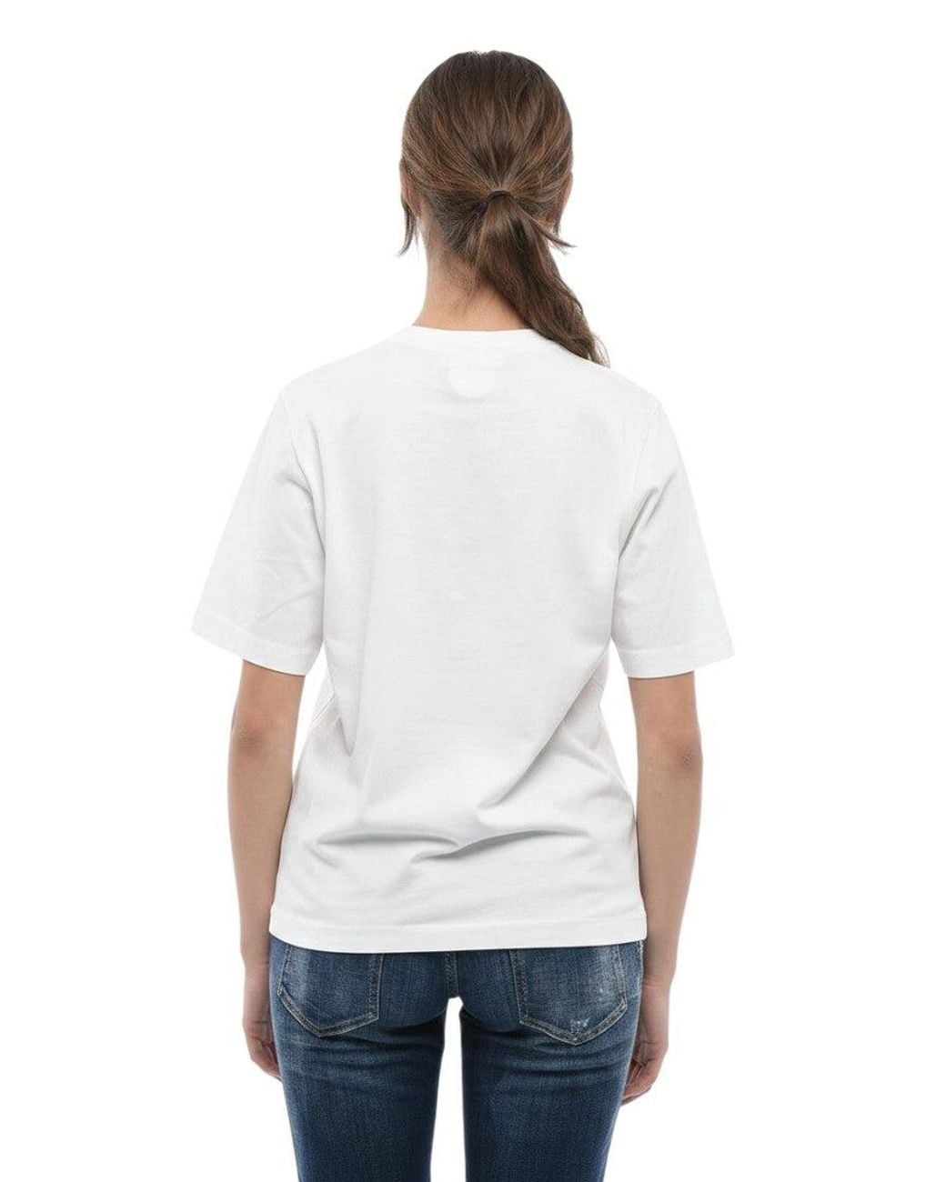 DSquared² White Logo Crew Neck T-Shirt