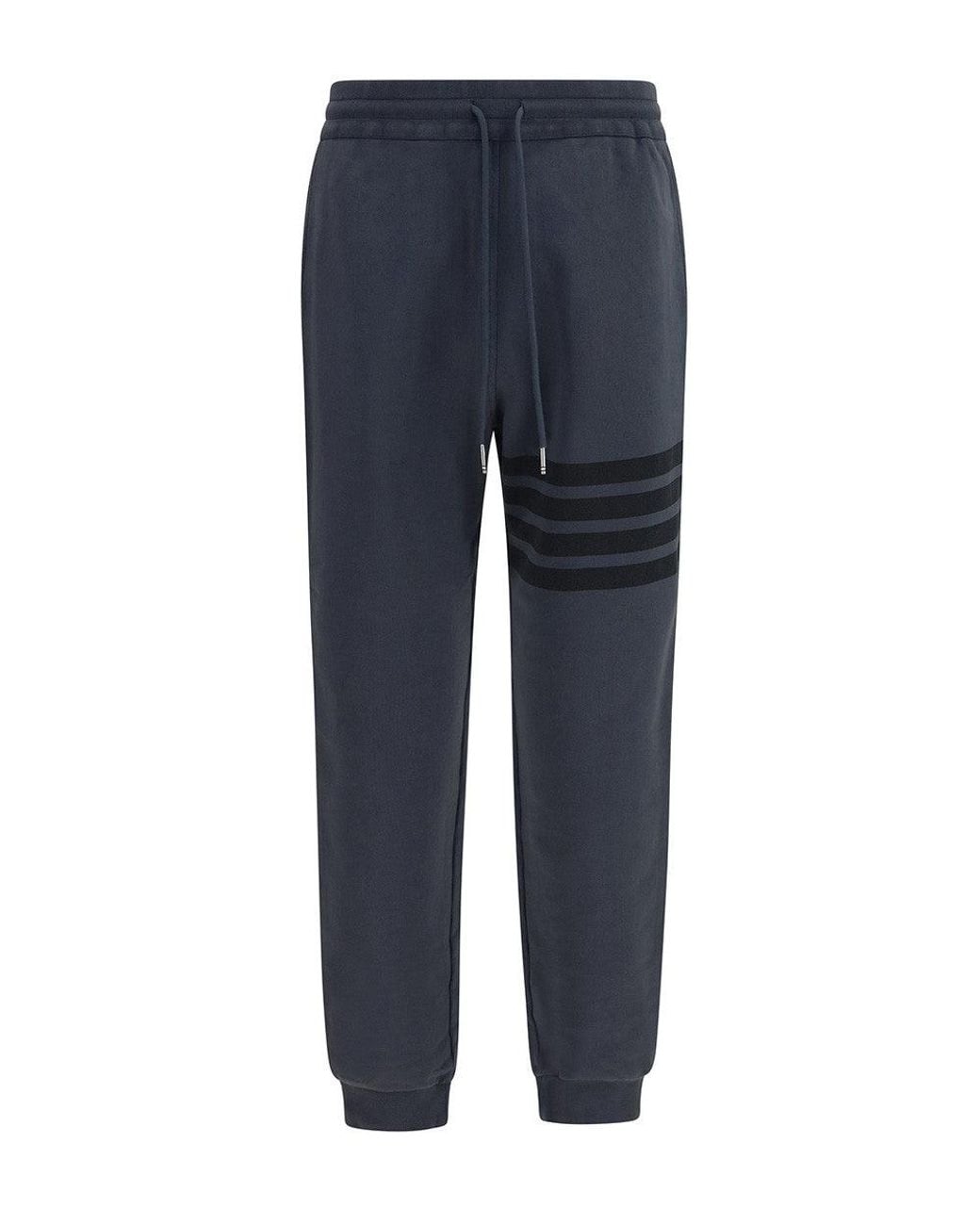 Thom Browne Blue Dark Regular Track Pants for men