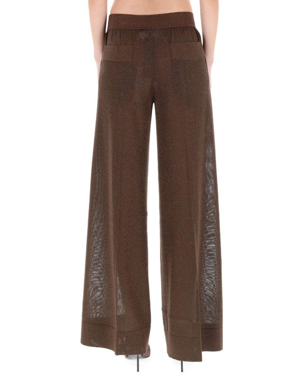 Circus Hotel Brown Loose Elasticated Pants