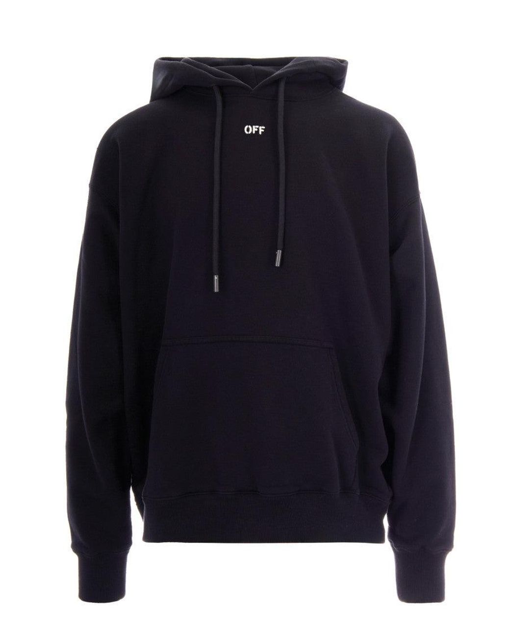 Off-White c/o Virgil Abloh Blue Hoodie Cotton for men