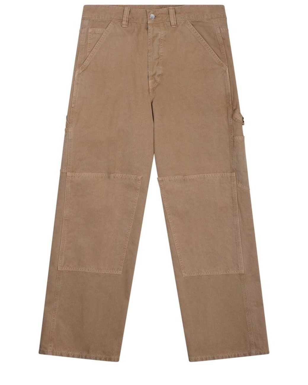 Nine:inthe:morning Brown Relaxed Cargo Jeans for men