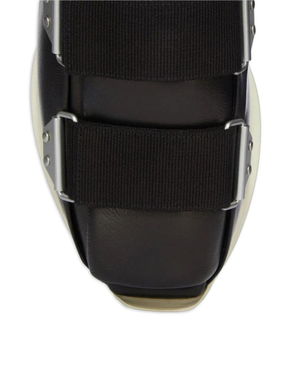 Rick Owens Black Strap Sneakers for men