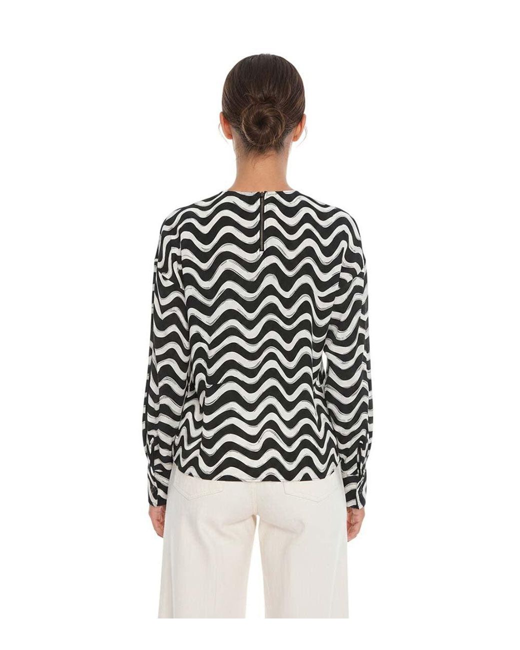 Stella McCartney Blackwhite Crew Neck Top