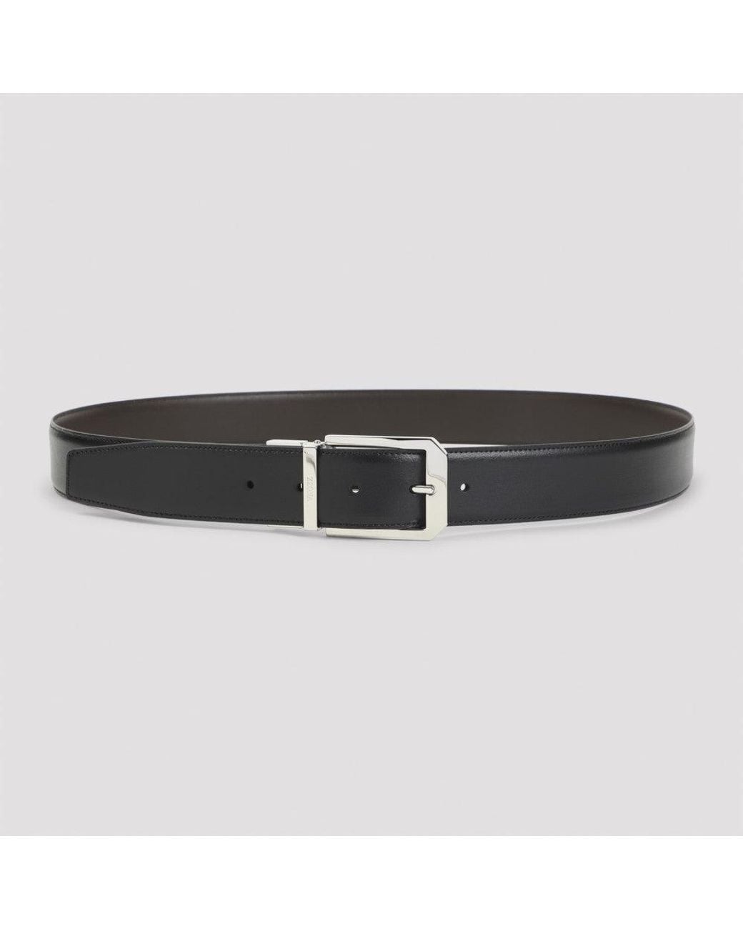 Zegna Black Belts for men