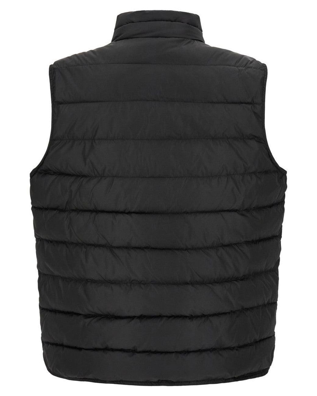 Dolce & Gabbana Black Quilted Logo Jacket for men