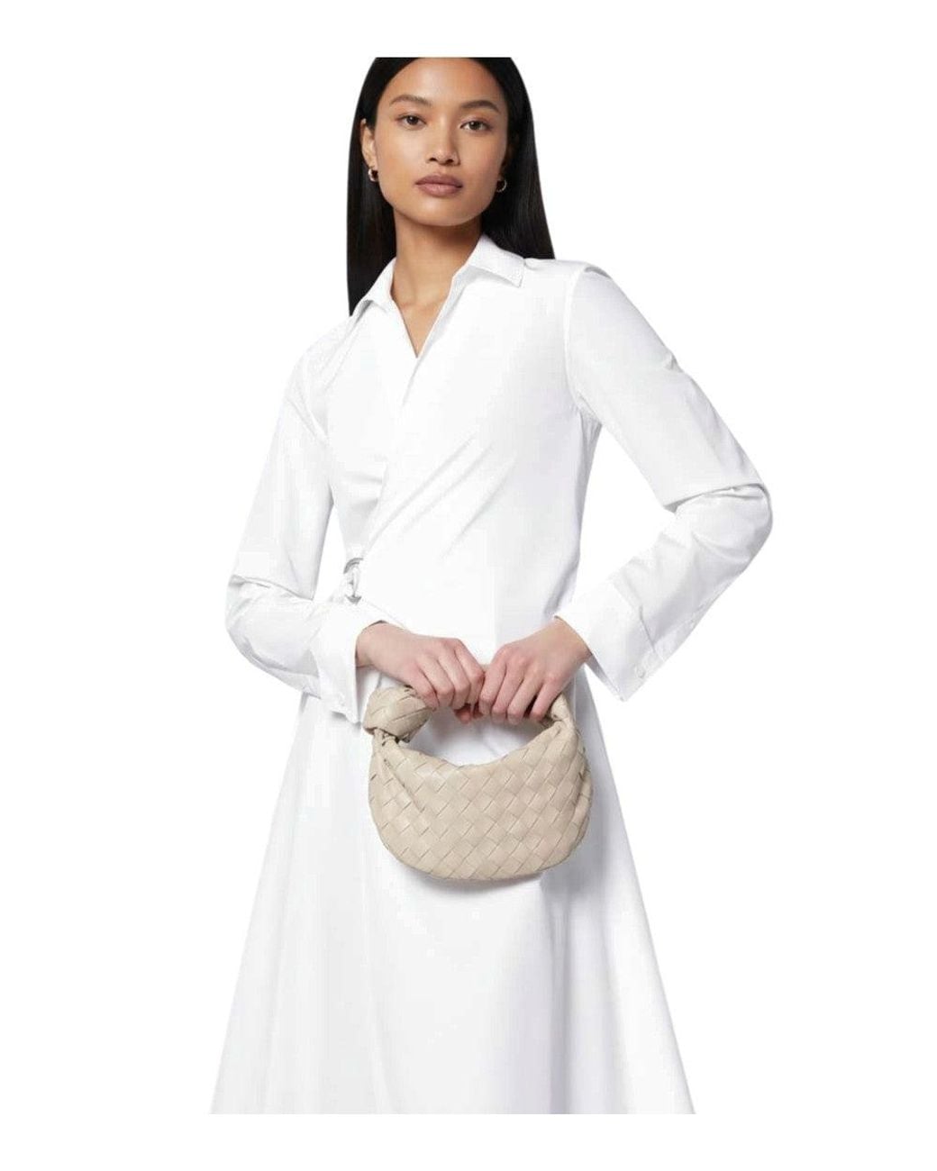 Bottega Veneta Natural Mini Jodie Mini Shoulder Bag