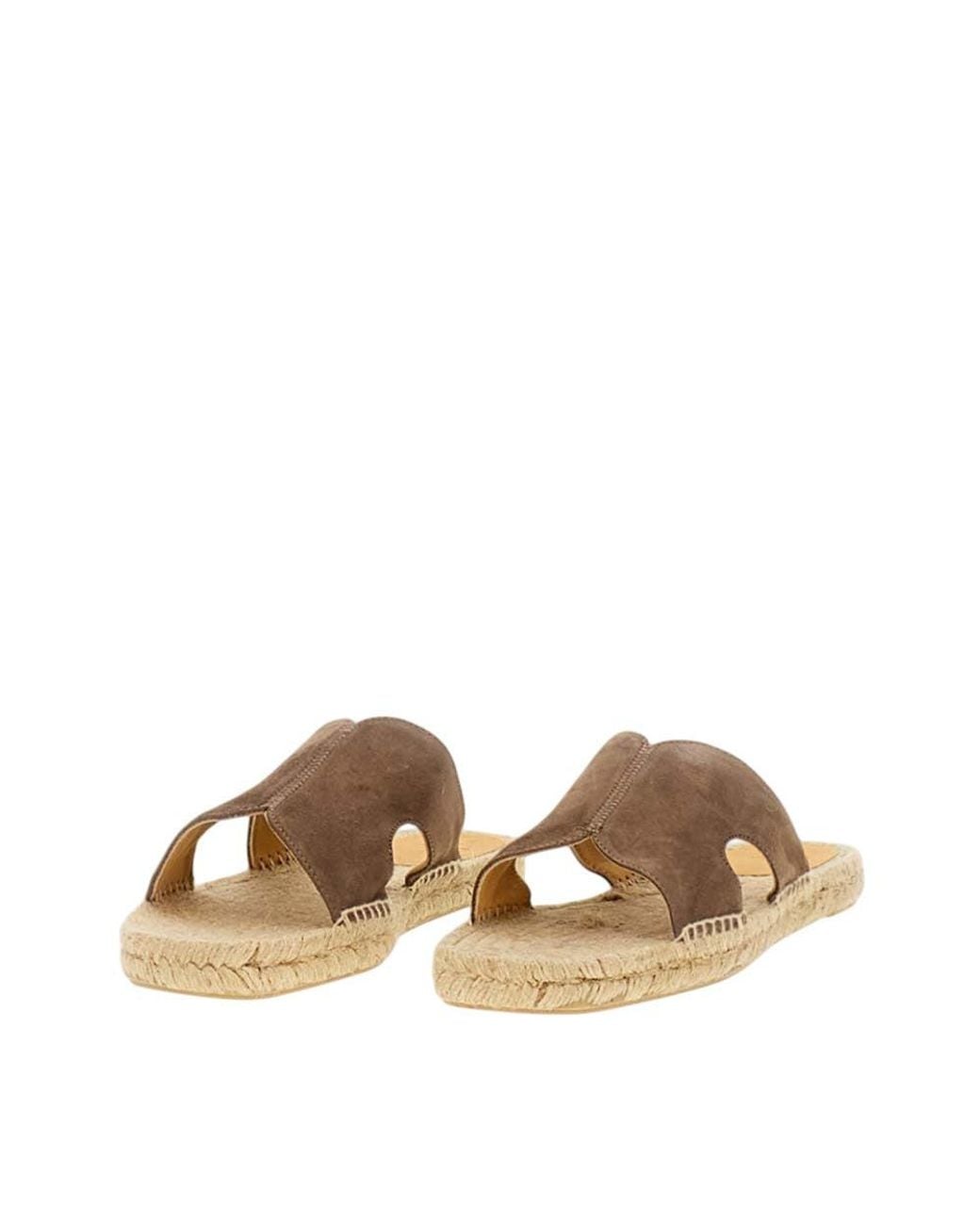 Castaner Brown Slip-On Sandals